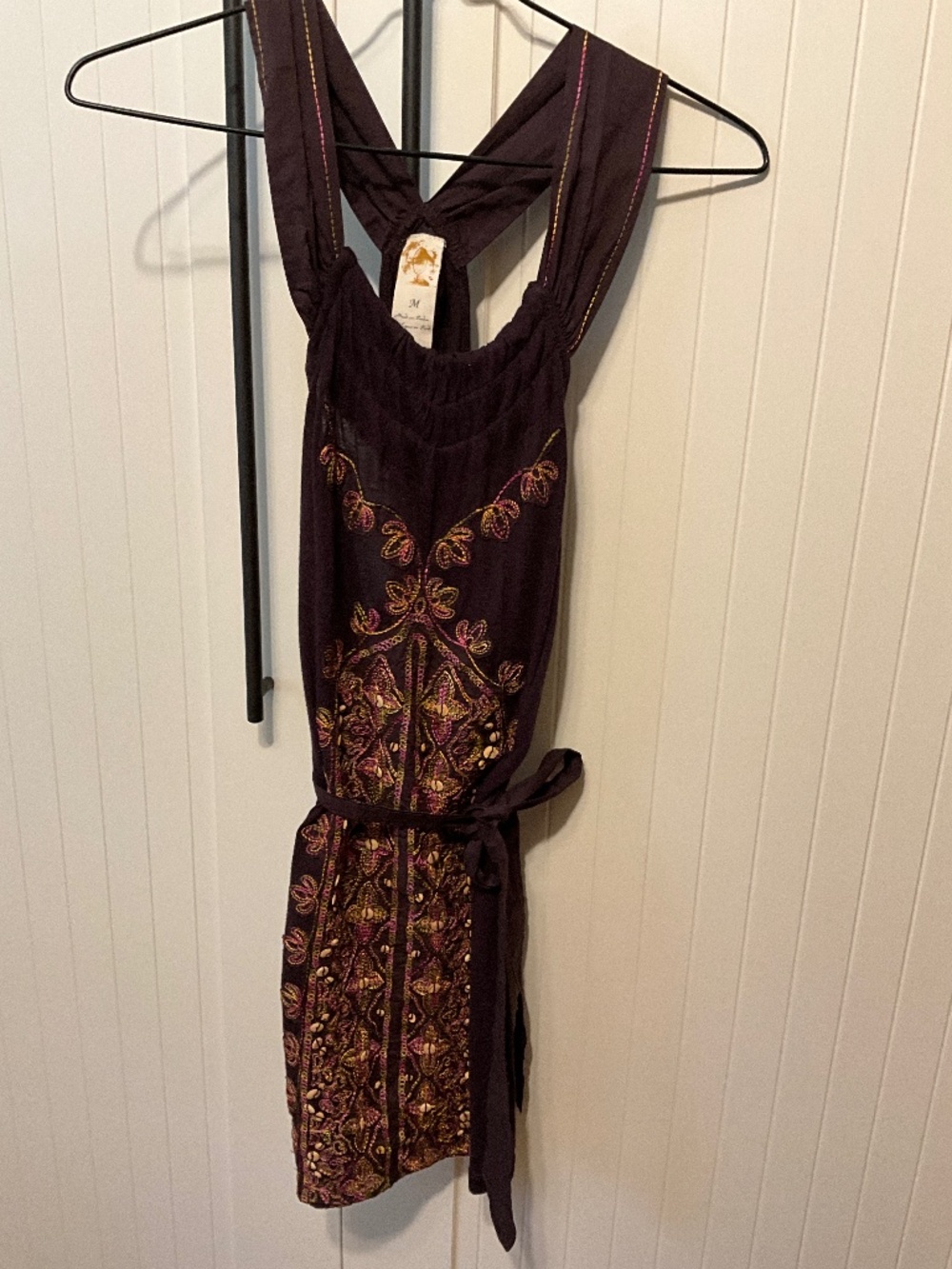 Anthropologie embroidered Tank
